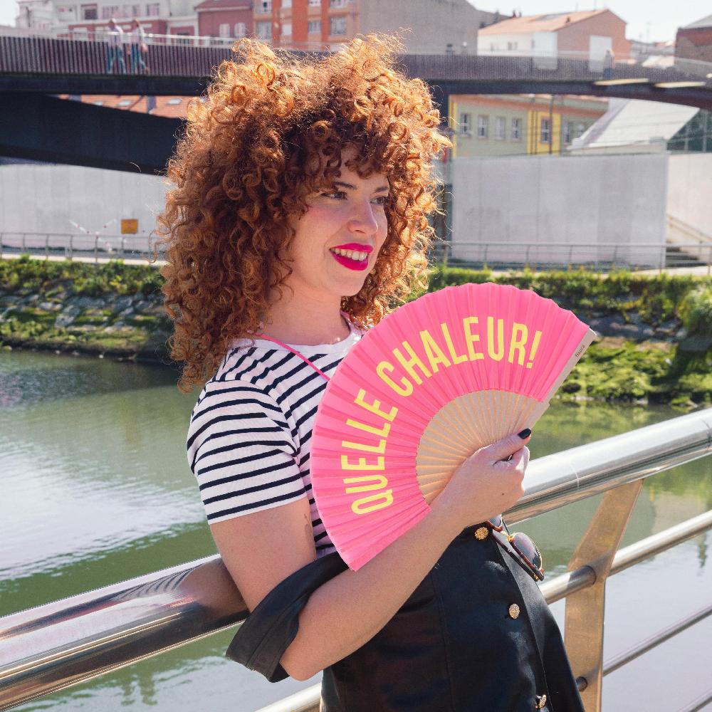 Fisura Abanico "Quelle De Chaleur" Rosa