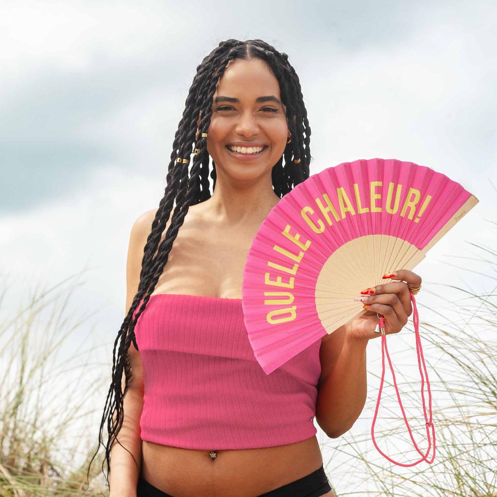 Fisura Abanico "Quelle De Chaleur" Rosa