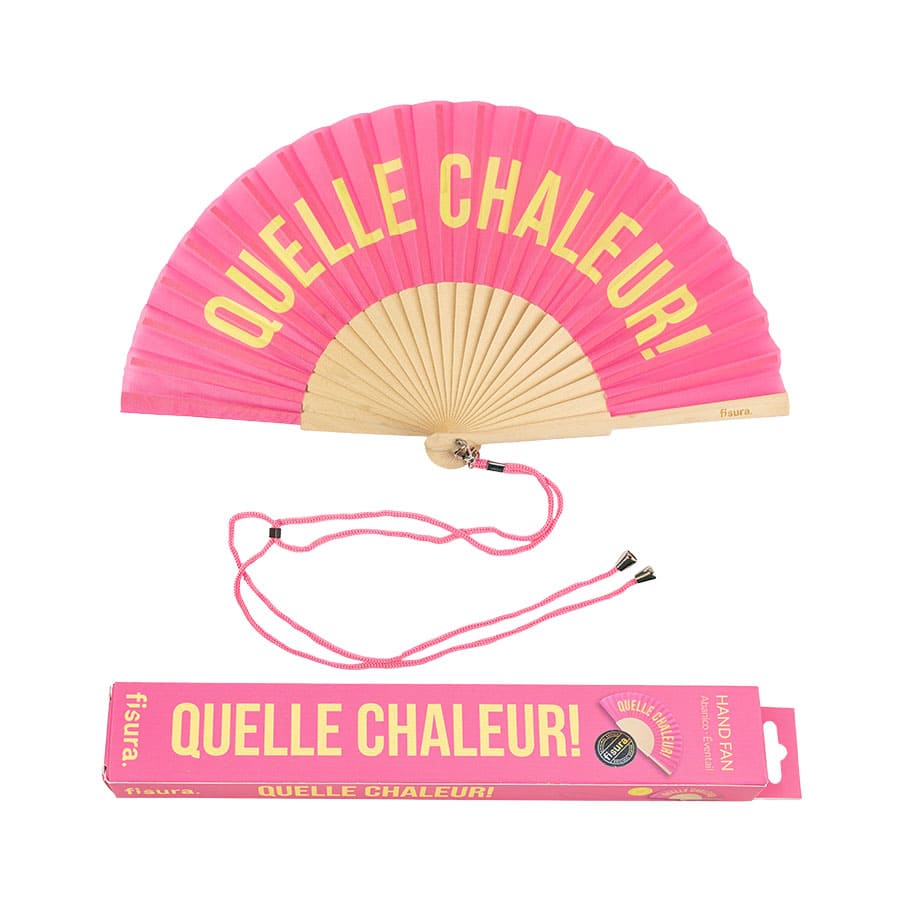 Fisura Abanico "Quelle de chaleur" rosa