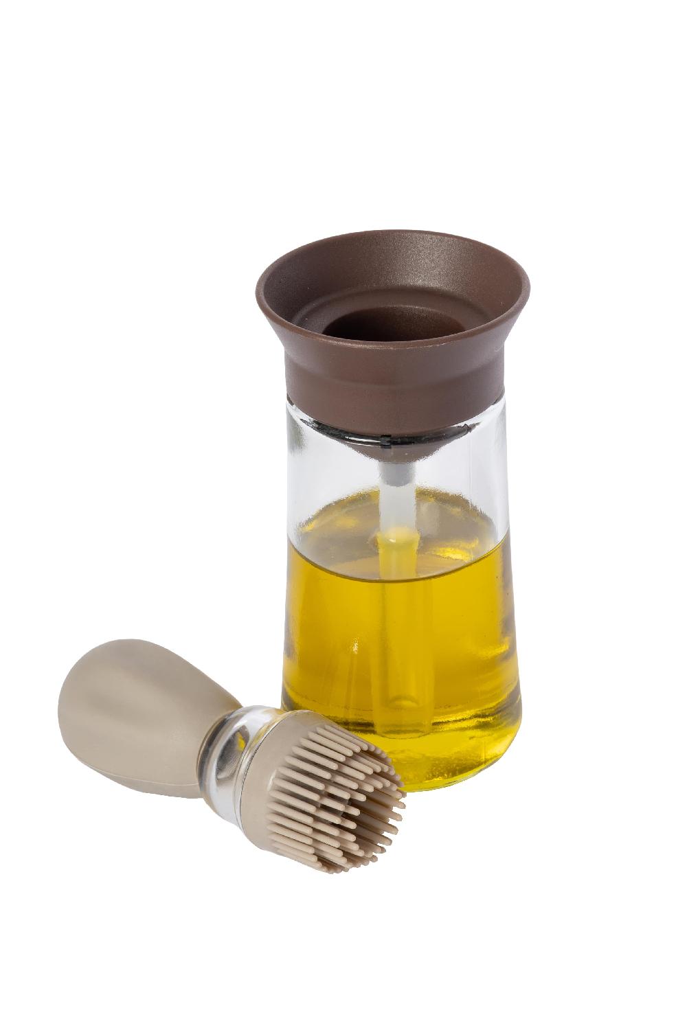 Fisura Aceitera De Cristal Marrón