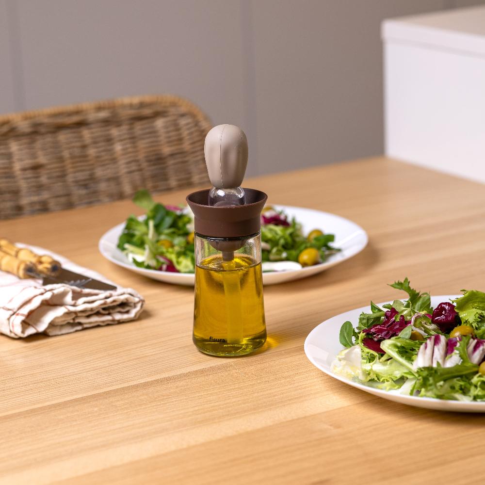 Fisura Aceitera De Cristal Marrón