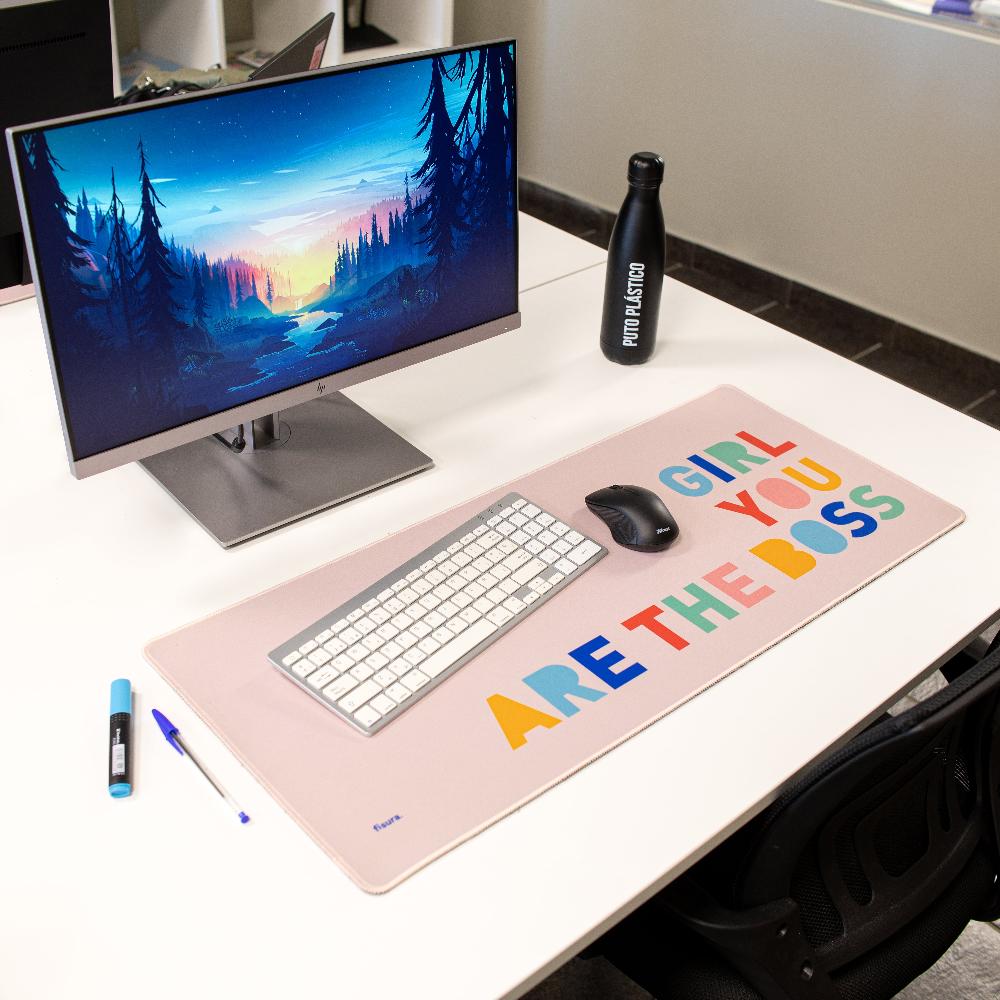 Fisura Alfombrilla Ratón XXL “Girl You Are The Boss”