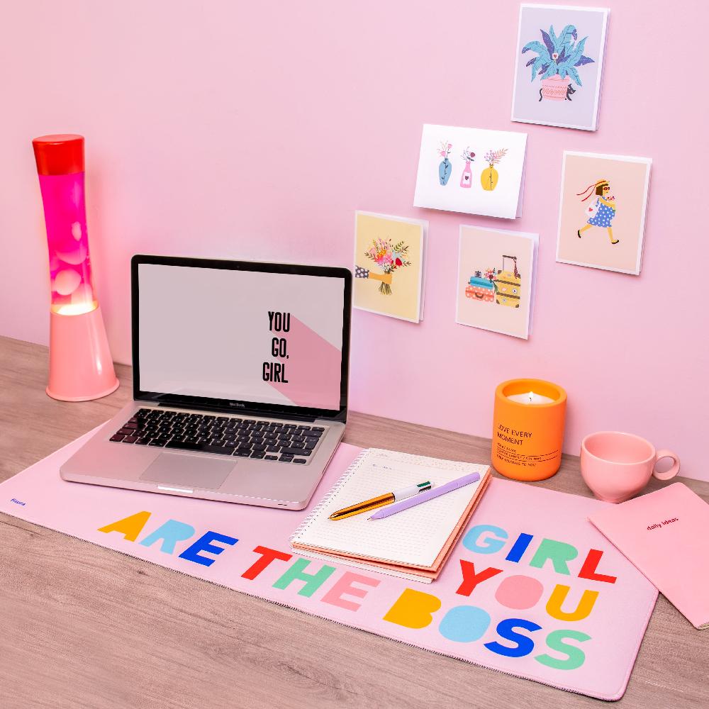 Fisura Alfombrilla Ratón XXL “Girl You Are The Boss”