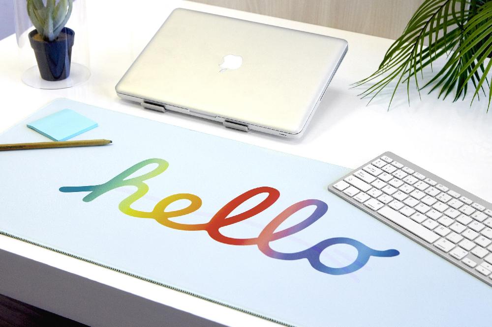 Fisura Alfombrilla Ratón XXL “hello”