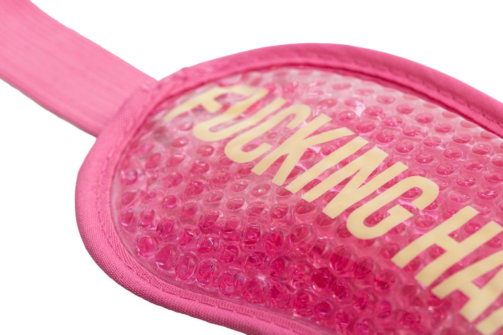 Fisura Antifaz De Gel “Fucking Hangover” Rosa
