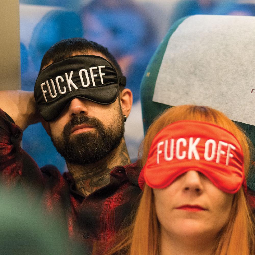 Fisura Antifaz "Fuck Off" Negro