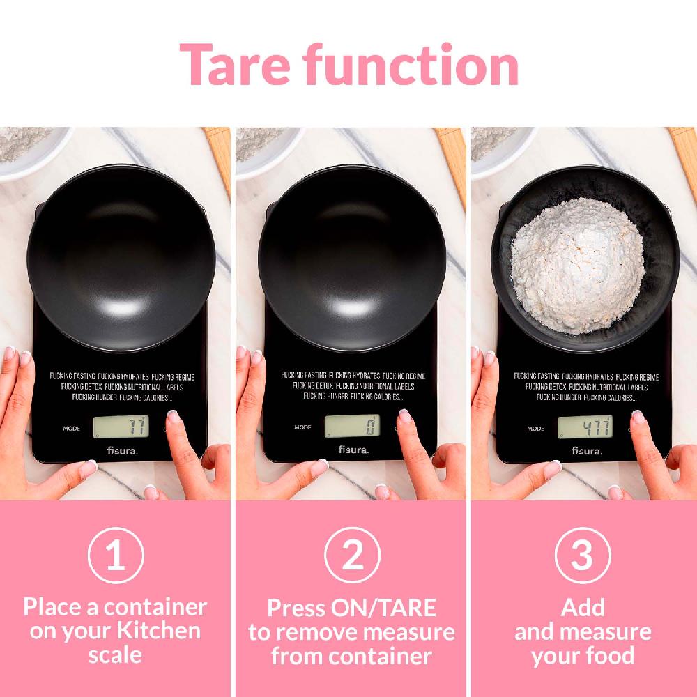 Fisura Báscula Digital De Cocina "fucking Diet"