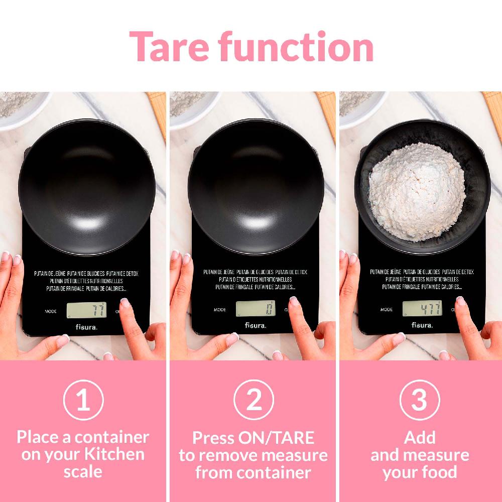 Fisura Báscula Digital De Cocina "putain De Régime"