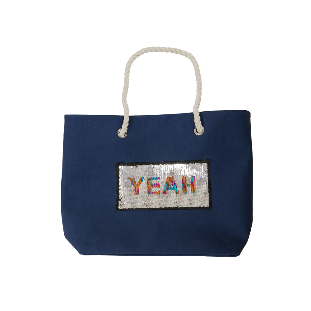 Fisura Bolso de playa "Yeah" Azul