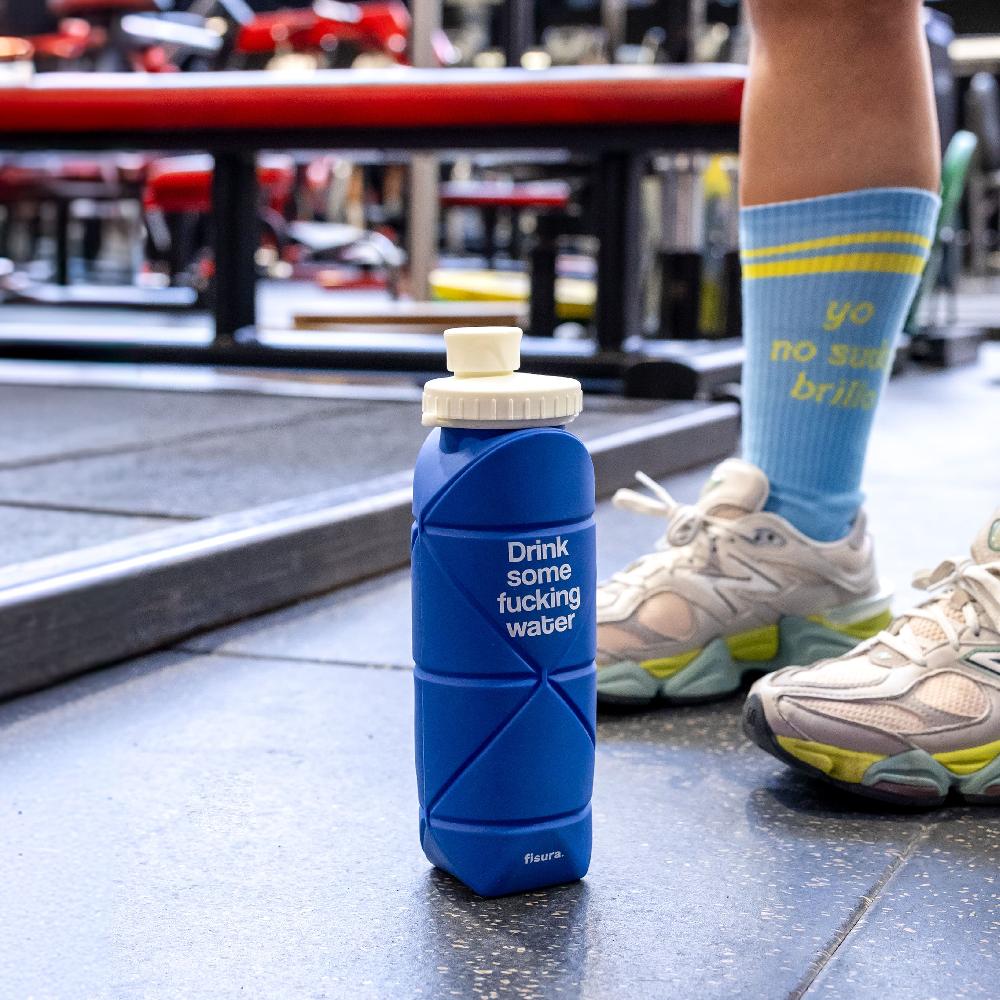 Fisura Botella Plegable “Drink Some Fucking Water”