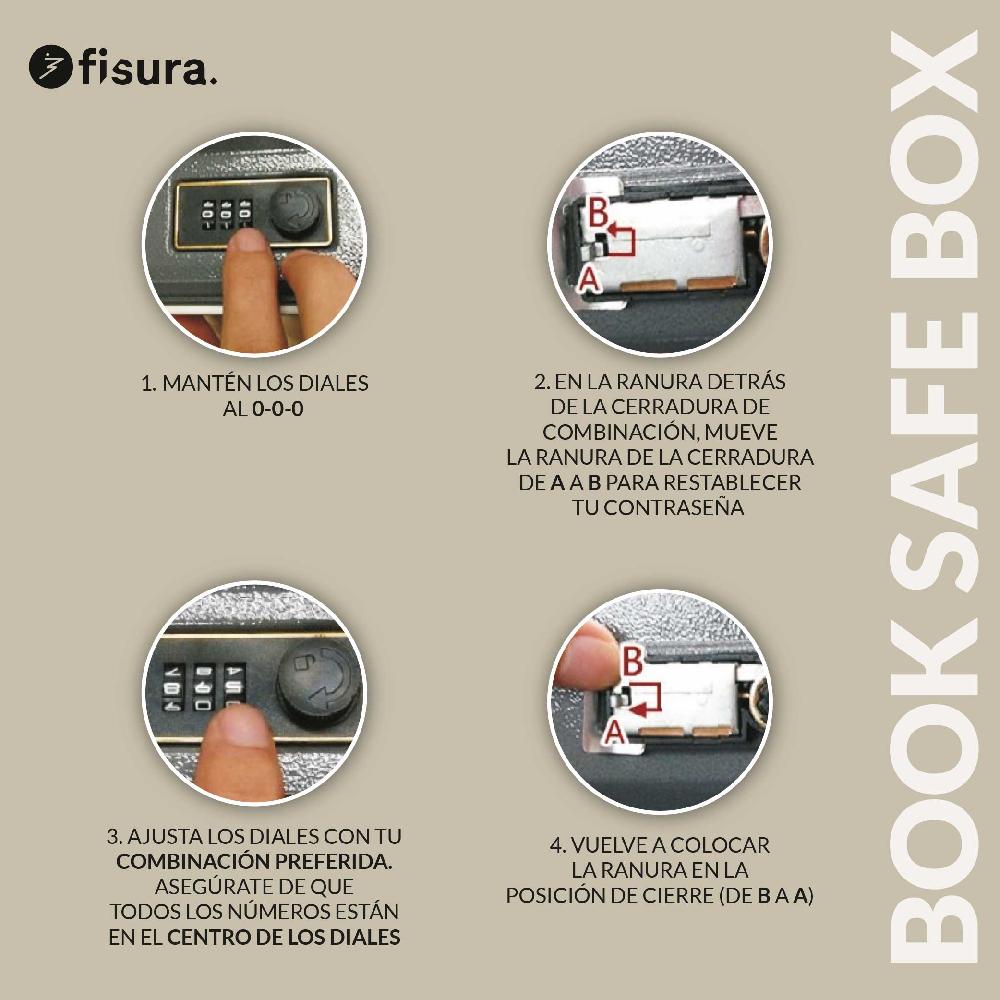 Fisura Caja Fuerte Libro “Travel Is My Therapy”