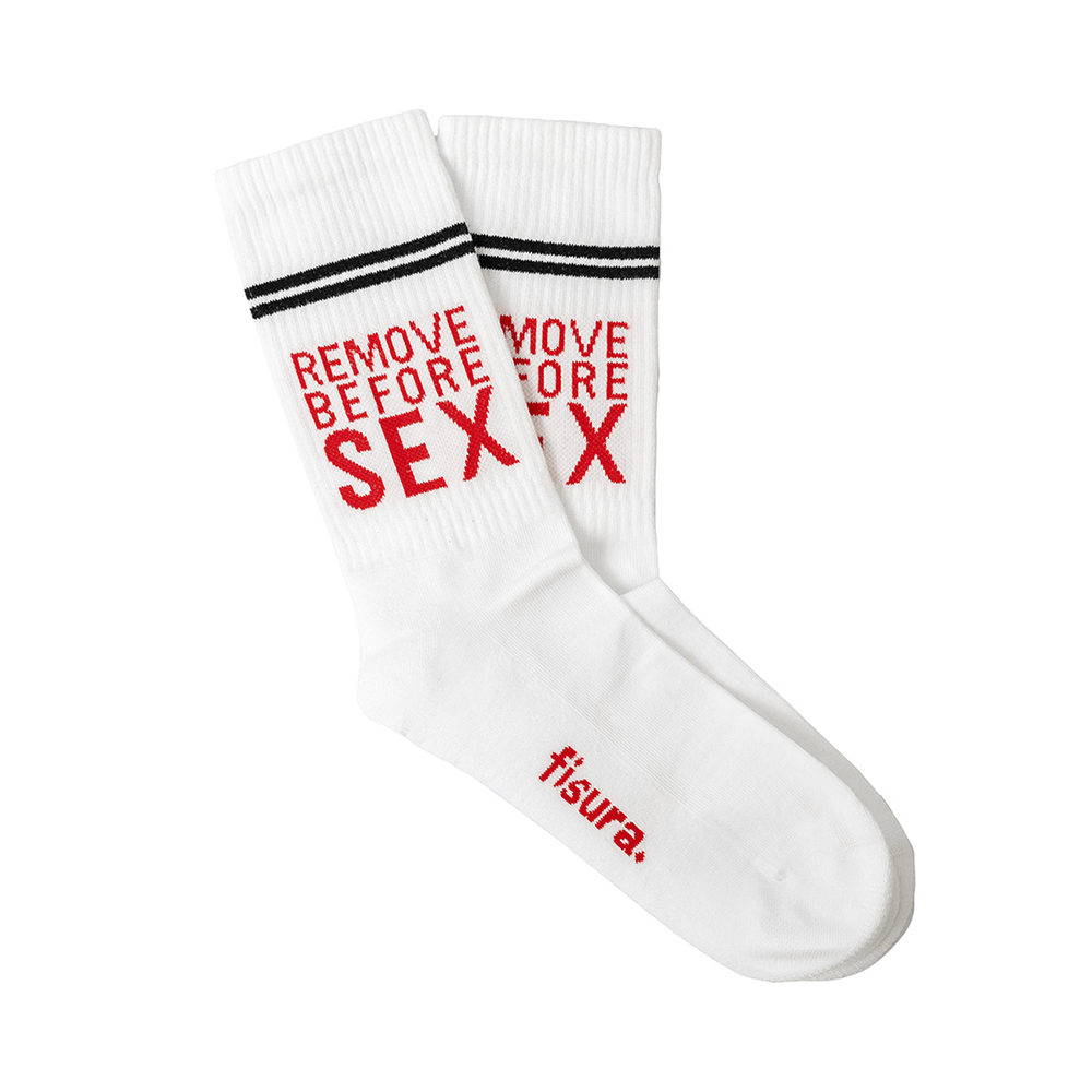 Fisura Calcetines Unisex "Remove before sex"