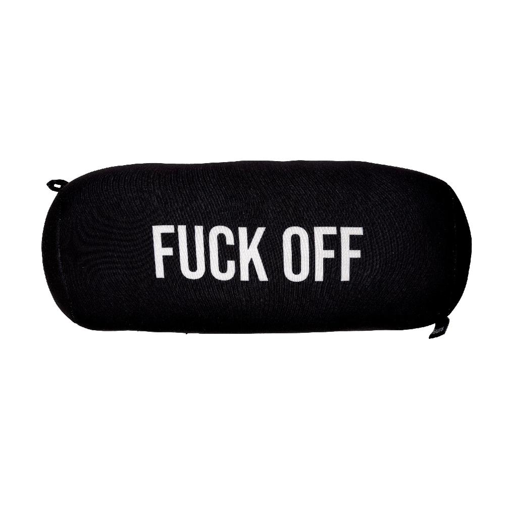 Fisura Cojín de playa "Fuck off"