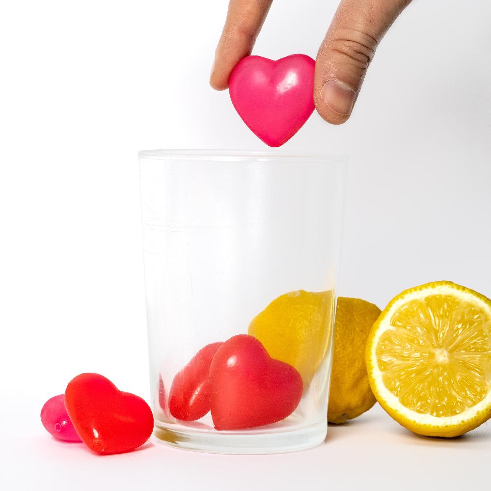 Fisura Cubitos De Hielo “corazones” - 26 Pcs