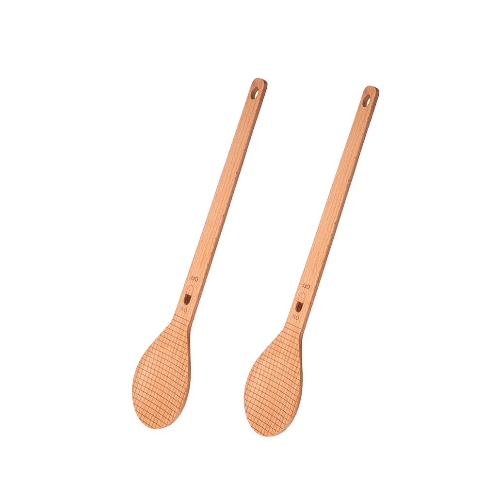 Fisura Cucharas de madera “micrófono” (pack de 2)