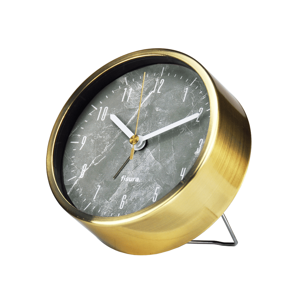 Fisura Despertador analógico “Haneda” dorado