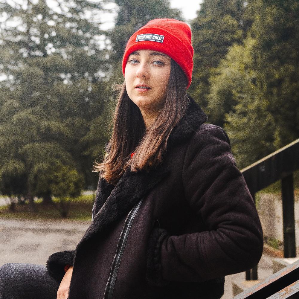 Fisura Gorro "Fucking Cold" Rojo