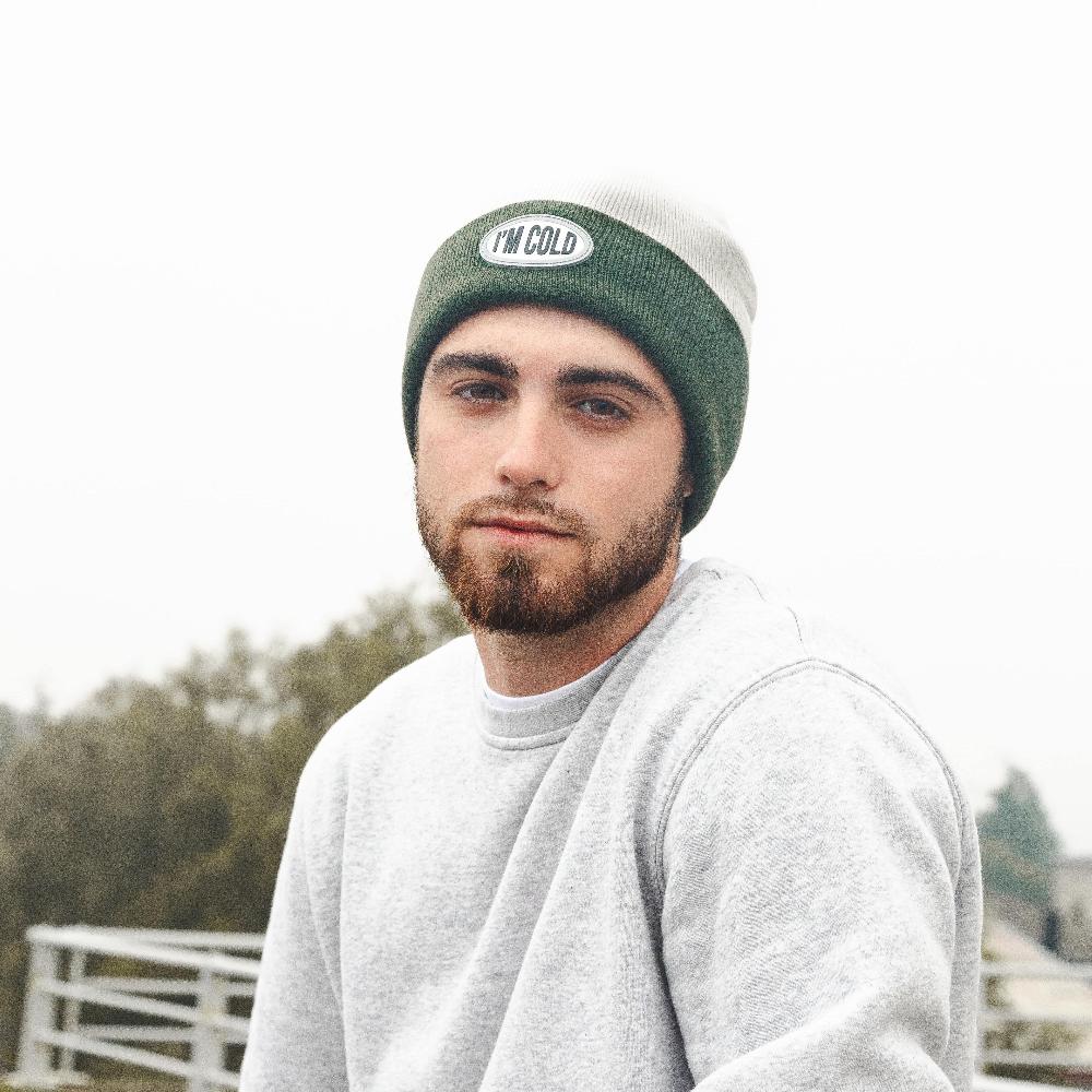 Fisura Gorro "I'm Cold" Gris Y Verde