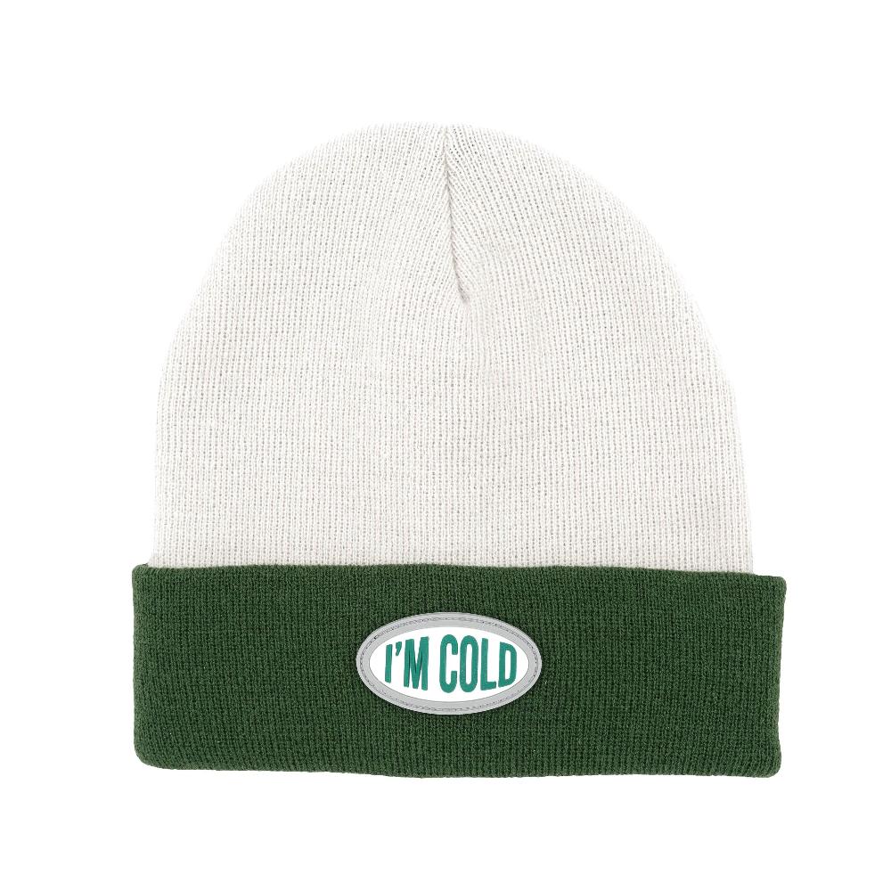 Fisura Gorro "I'm cold" gris y verde