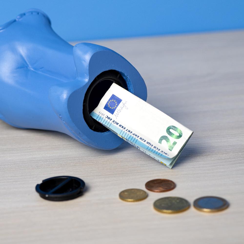 Fisura Hucha Original "Gnomo" - Azul