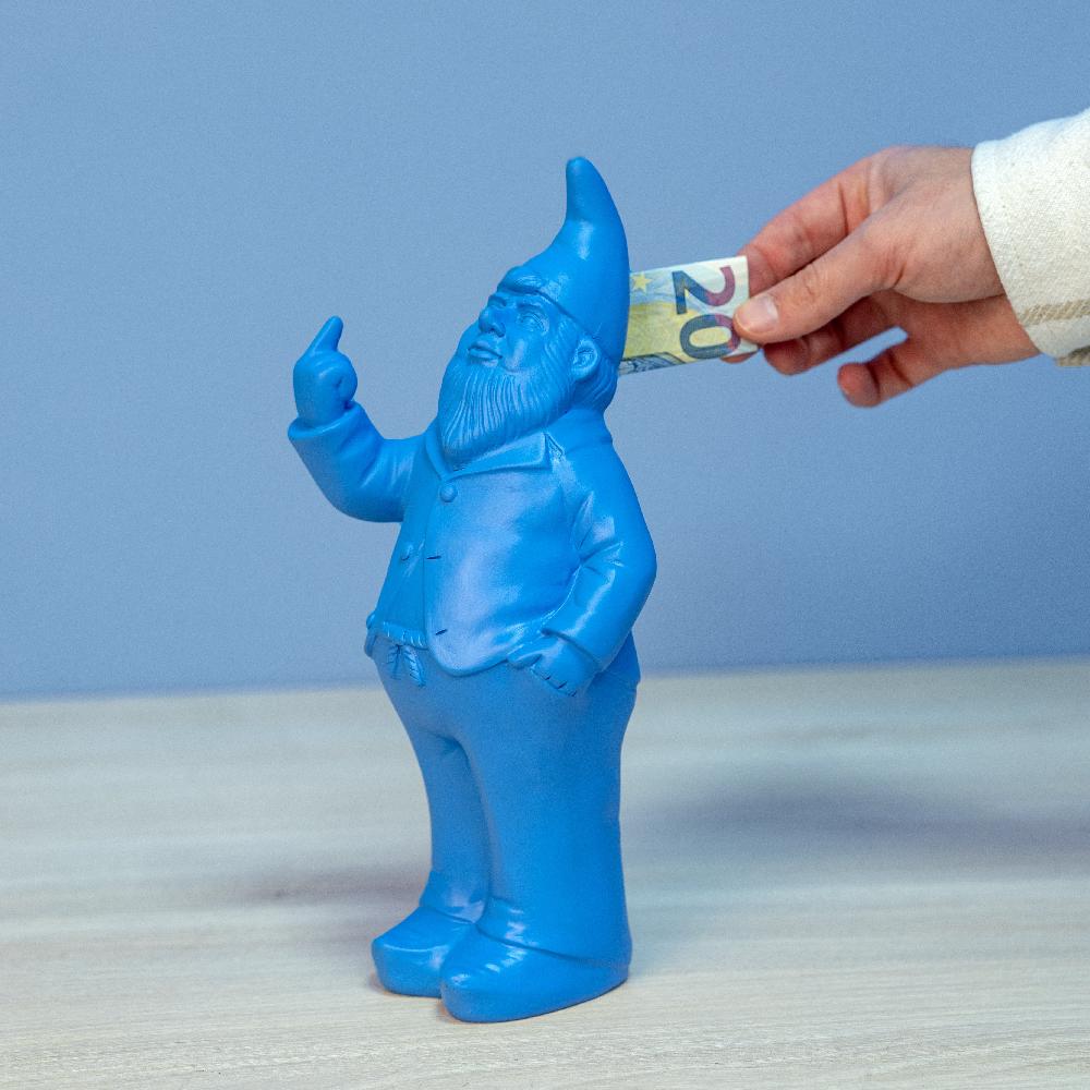 Fisura Hucha Original "Gnomo" - Azul