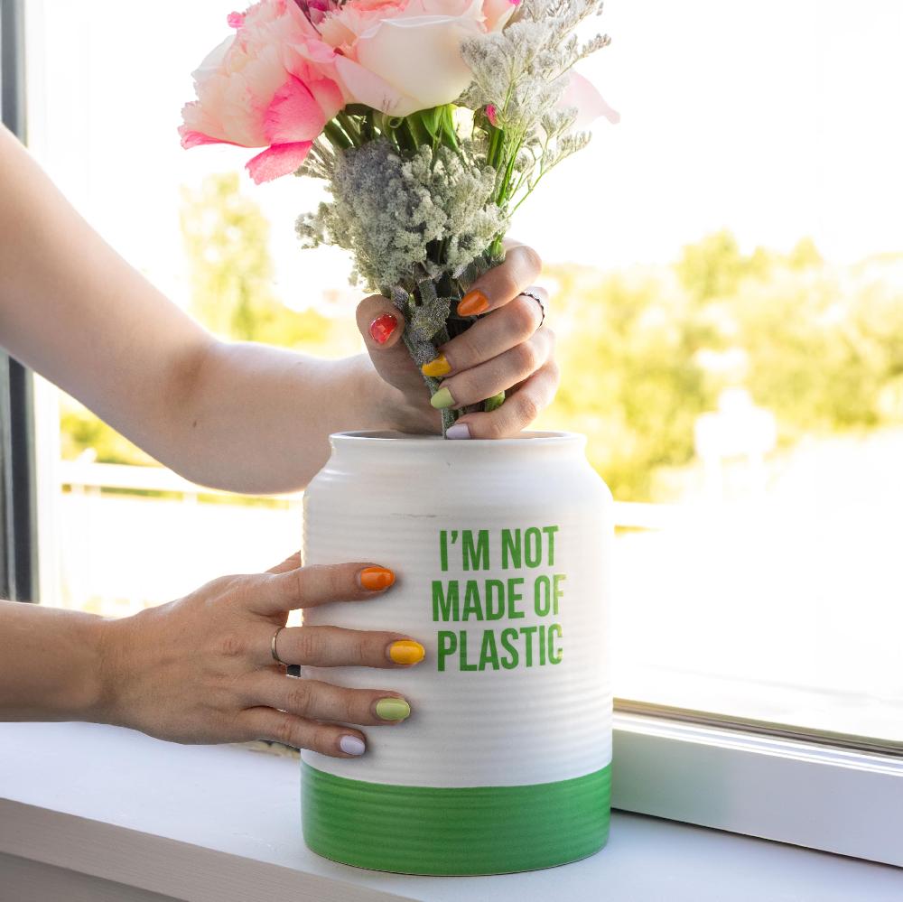 Fisura Jarrón “I’m Not Made Of Plastic”