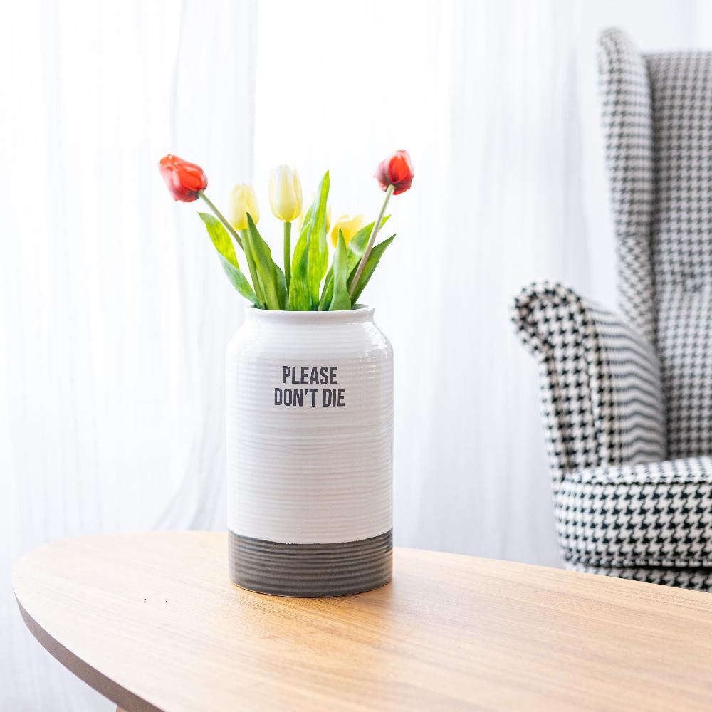 Fisura Jarrón "Please Don't Die"