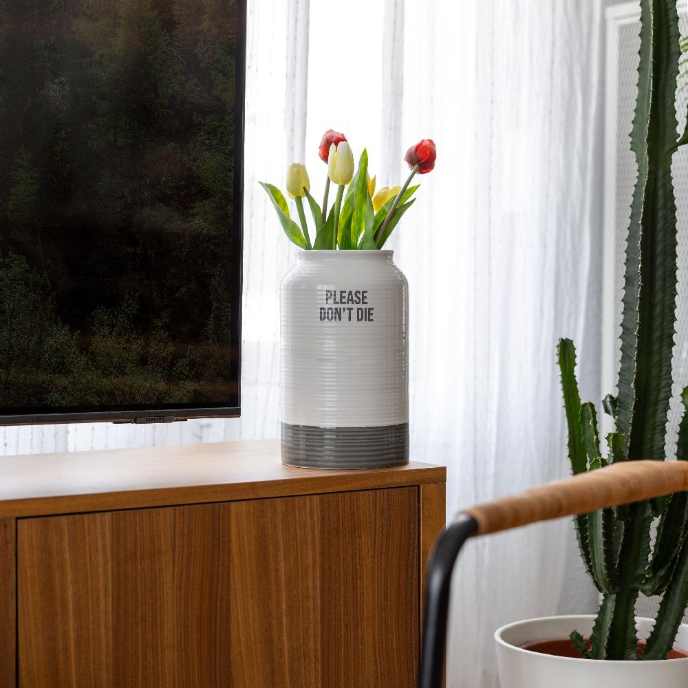 Fisura Jarrón "Please Don't Die"