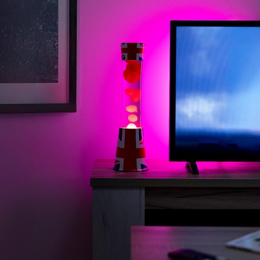 Fisura Lámpara De Lava "bandera UK"