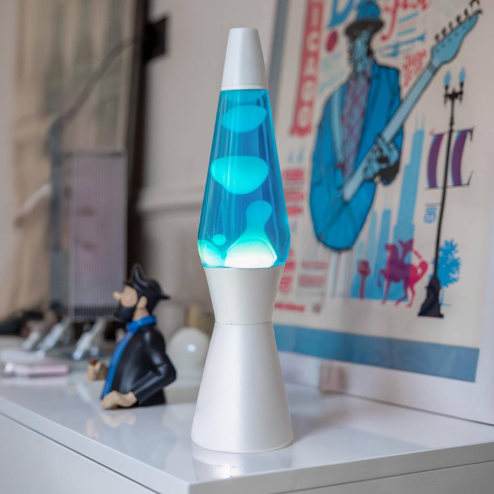 Fisura Lámpara De Lava "bullet" Azul