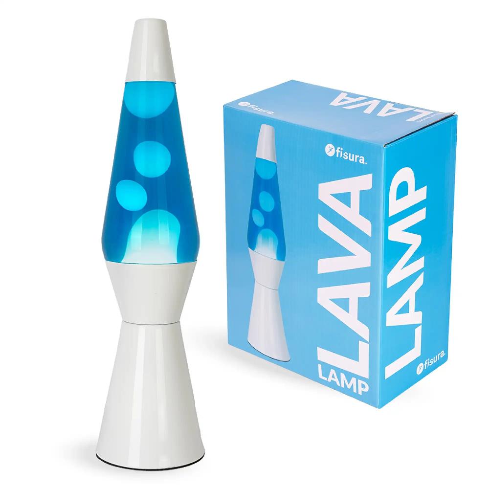 Fisura Lámpara de lava "bullet" azul