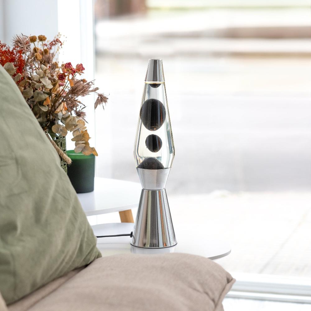 Fisura Lámpara De Lava "bullet" Negra