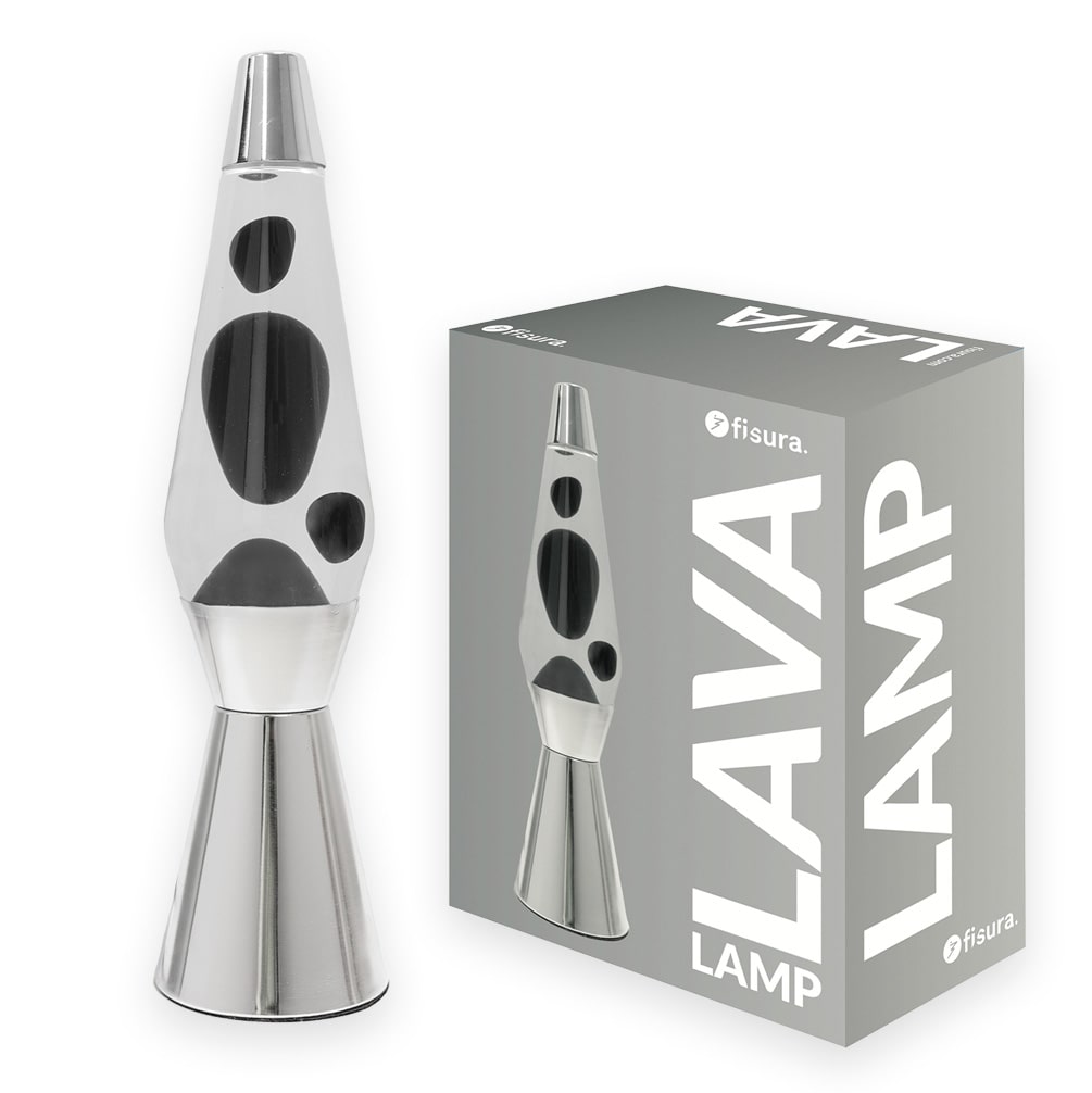 Fisura Lámpara de lava "bullet" negra