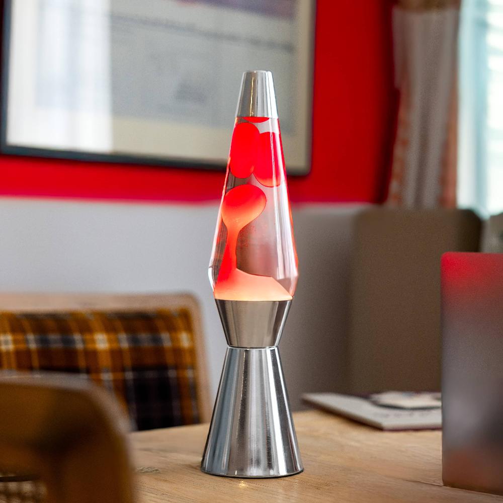 Fisura Lámpara De Lava "bullet" Roja