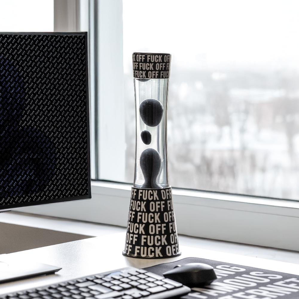 Fisura Lámpara De Lava "fuck Off"