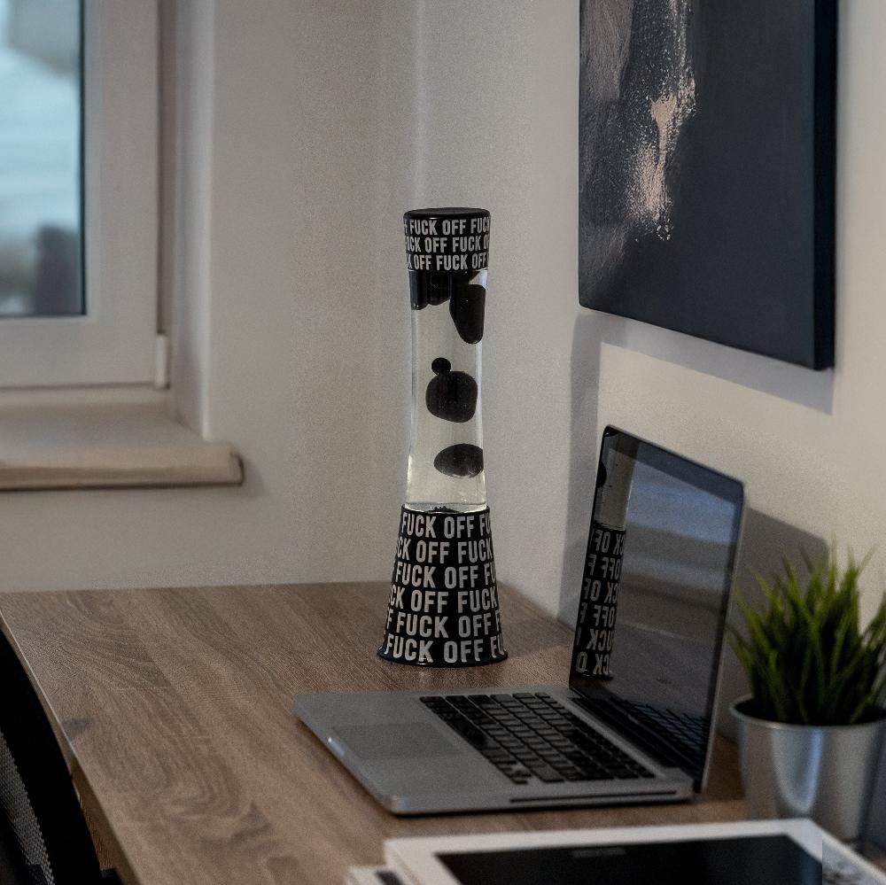 Fisura Lámpara De Lava "fuck Off"