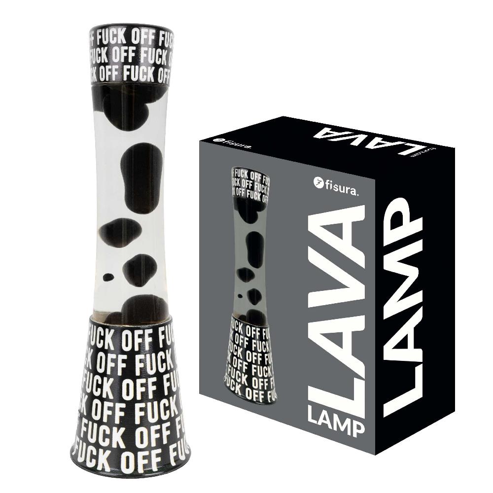 Fisura Lámpara de lava "fuck off"