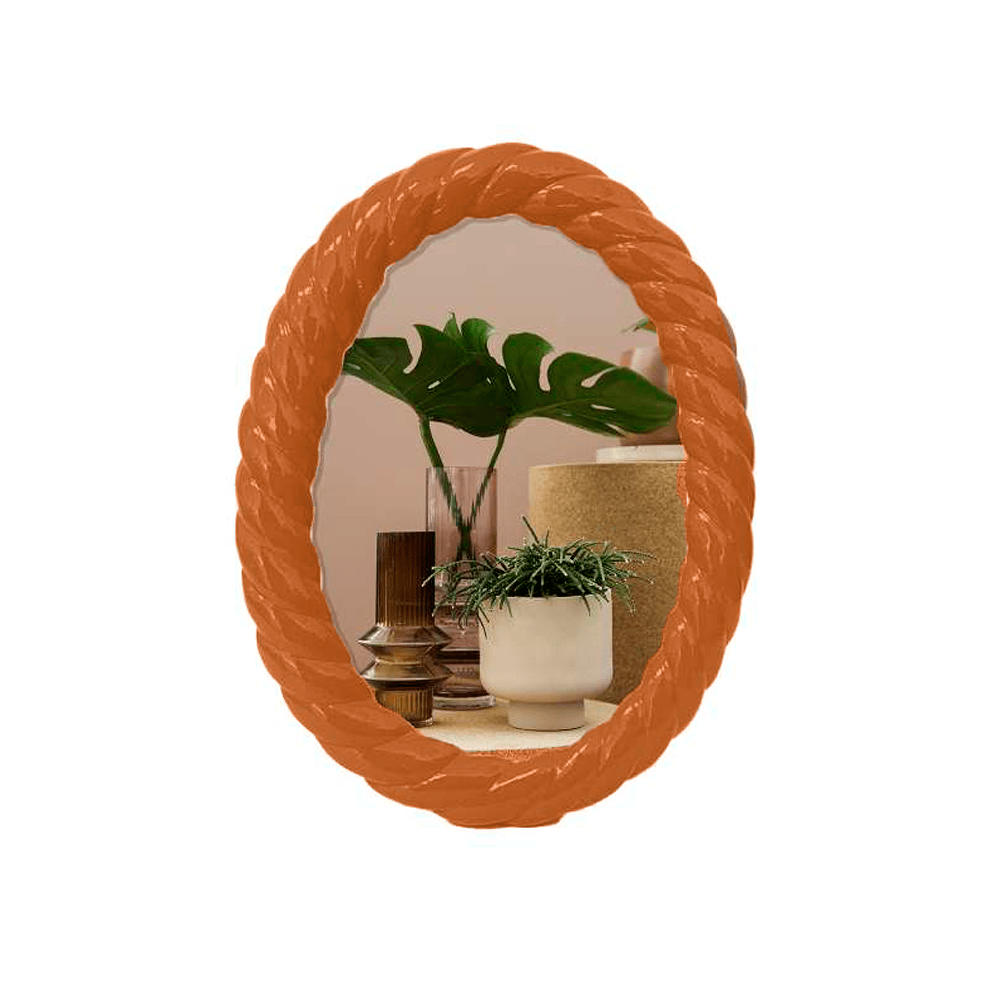 Fisura Marco de fotos poliresina Terracota