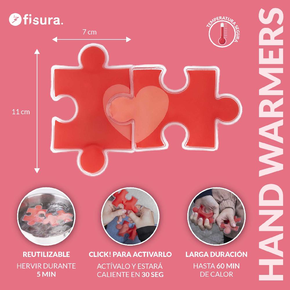 Fisura Pack De 2 Calentadores De Manos “puzzle”
