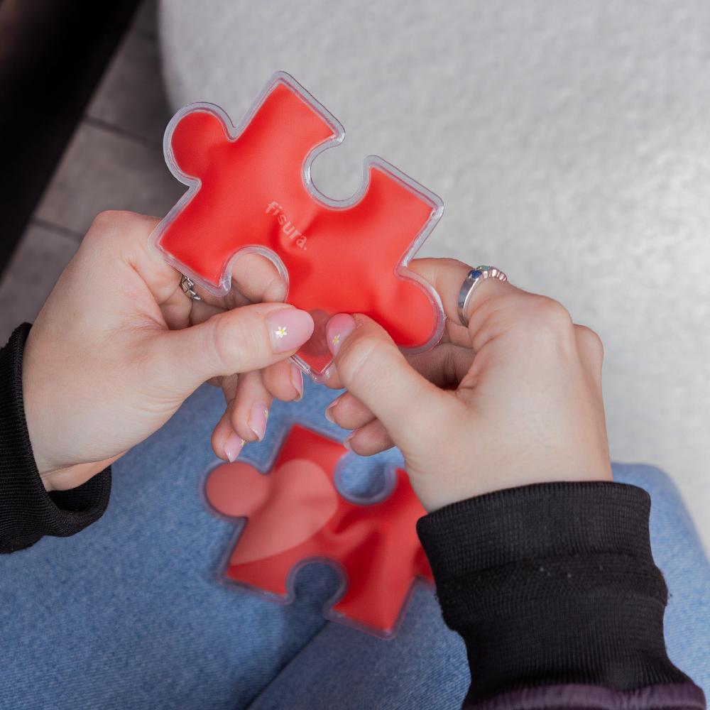 Fisura Pack De 4 Calentadores De Manos “puzzle”