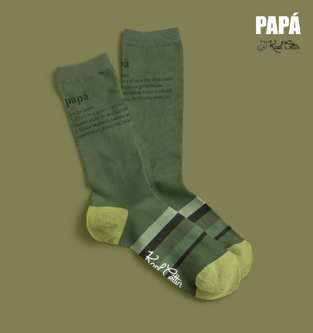 Fisura Par de calcetines chico "Papá"- Español