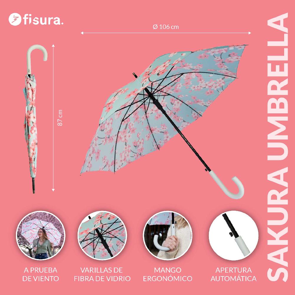 Fisura Paraguas "Flores Sakura"