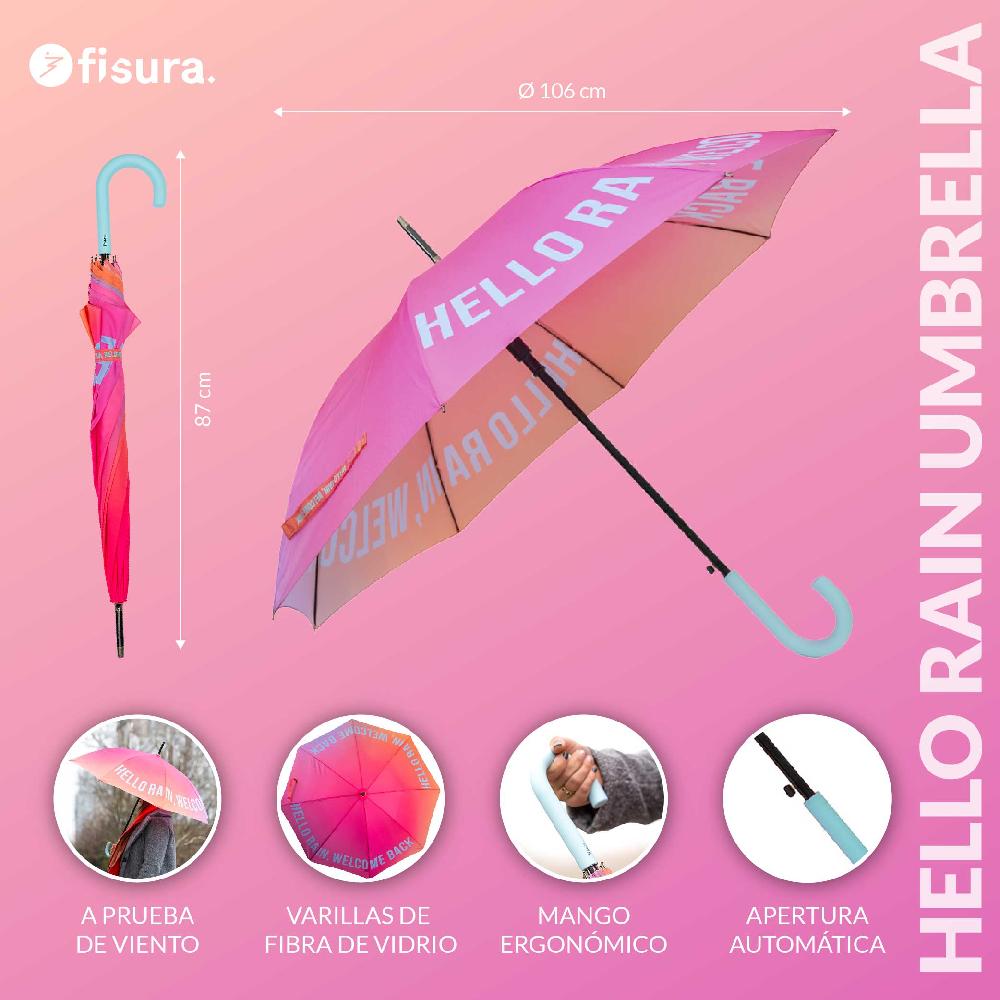 Fisura Paraguas "Rain Welcome Back" Degradado