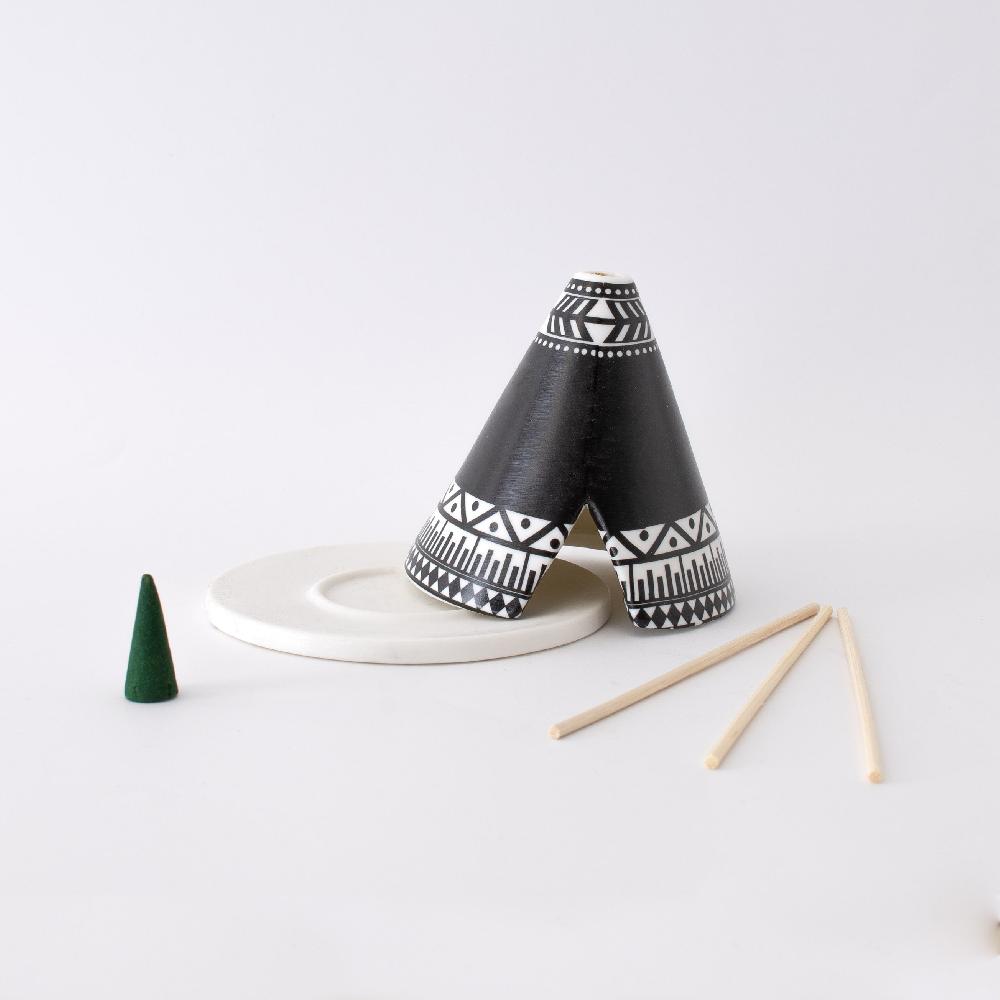 Fisura Quemador De Incienso Tipi Negro