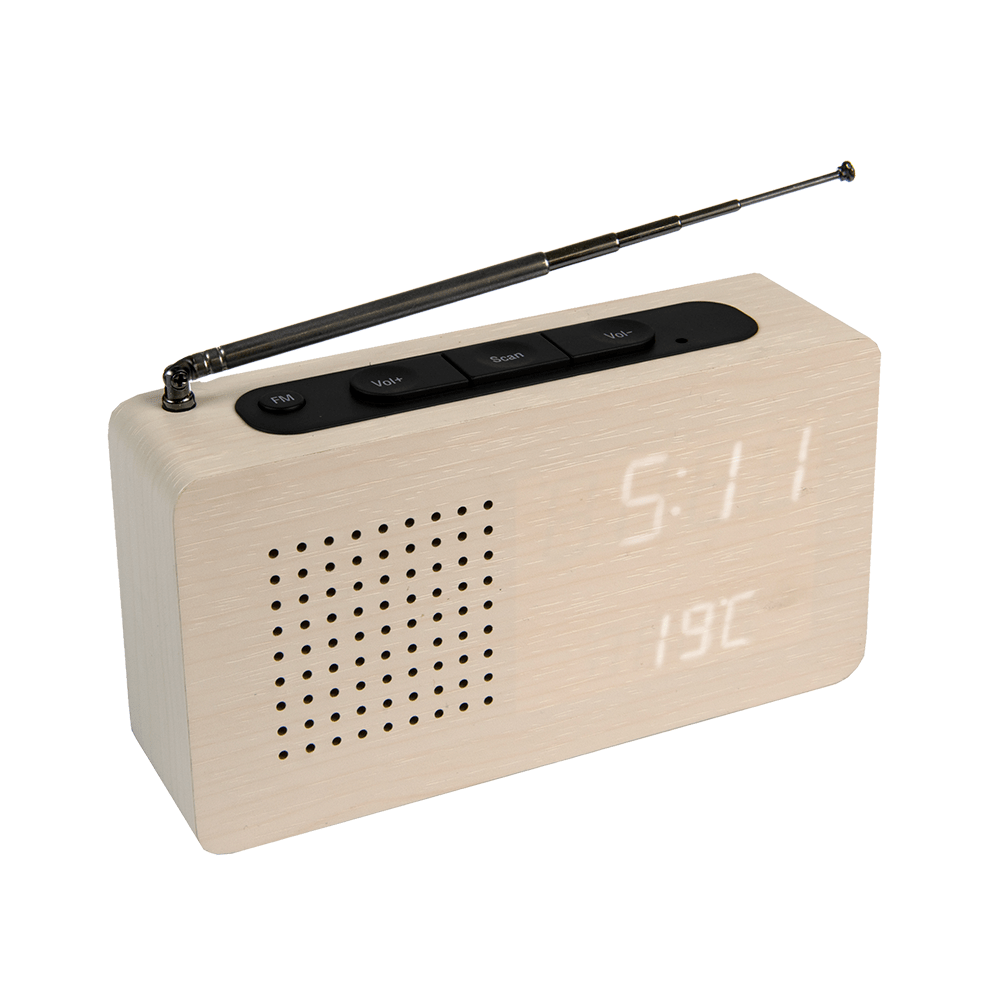 Fisura Radio reloj - Blanco