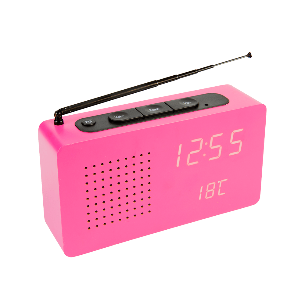 Fisura Radio reloj - Magenta