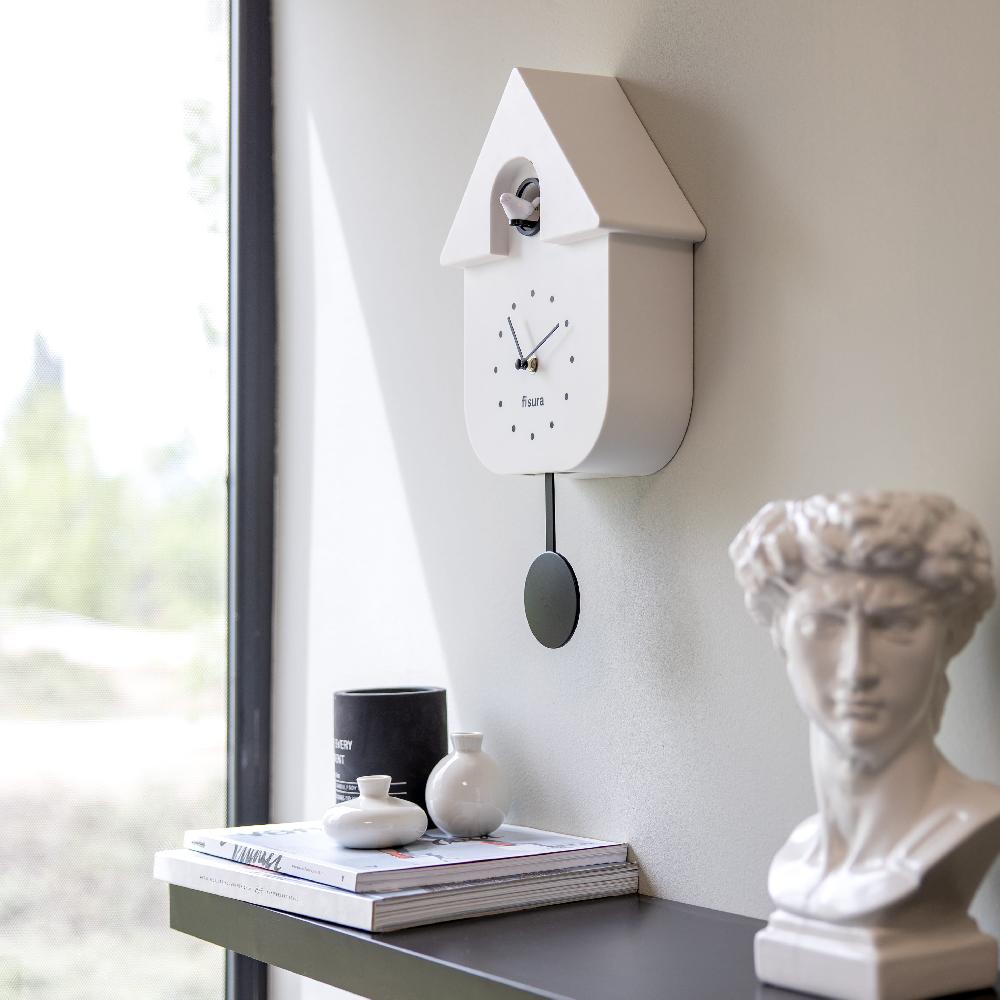 Fisura Reloj Cuco Casita - Blanco Con Dial