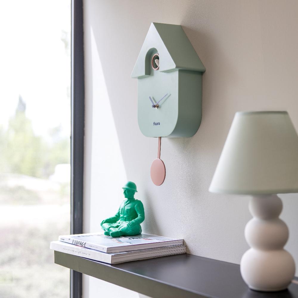 Fisura Reloj Cuco Casita Menta