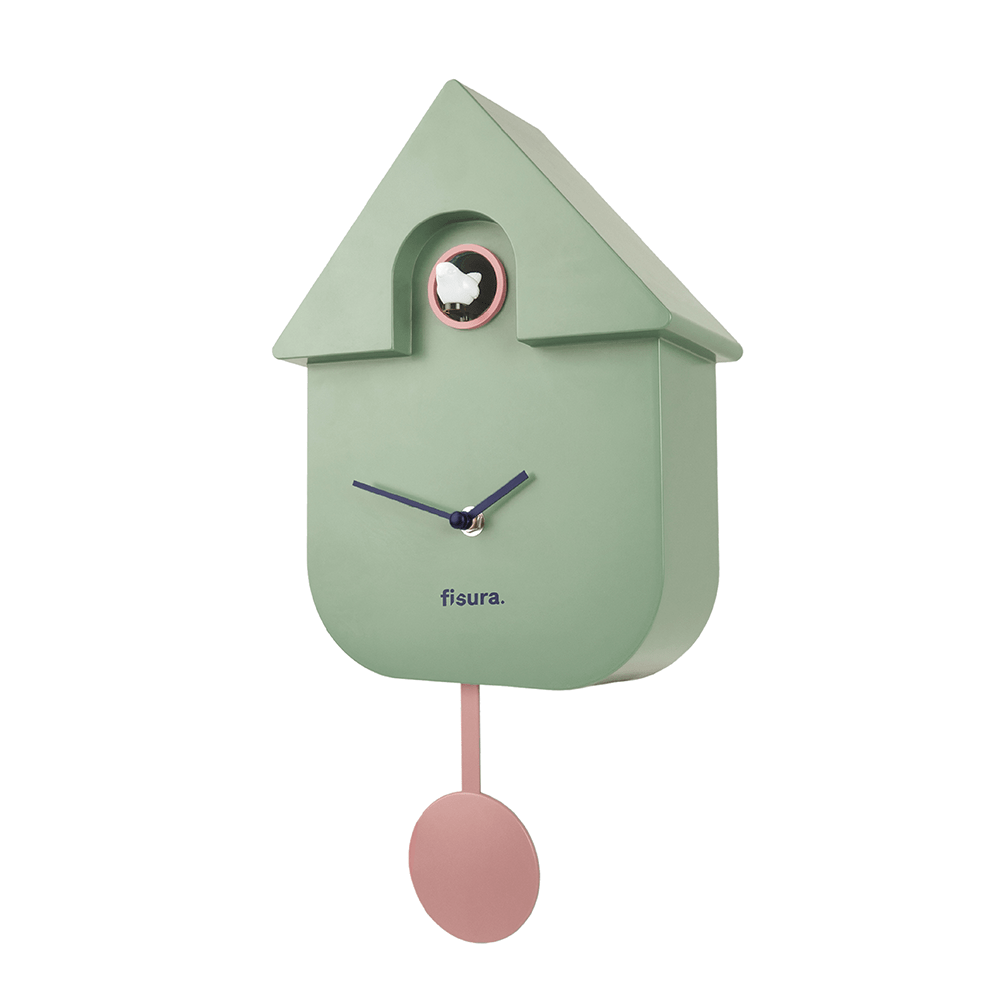 Fisura Reloj Cuco Casita Menta