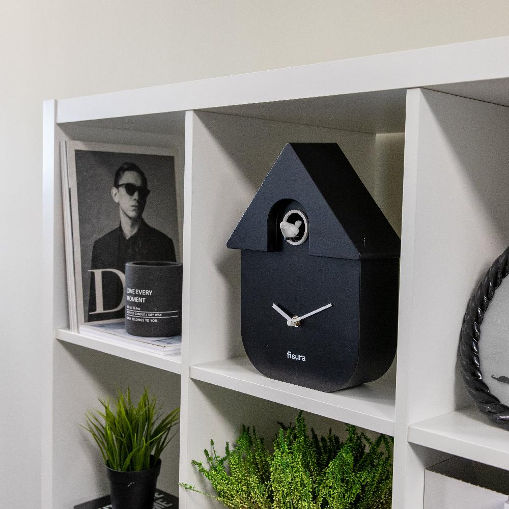 Fisura Reloj Cuco Casita Negro